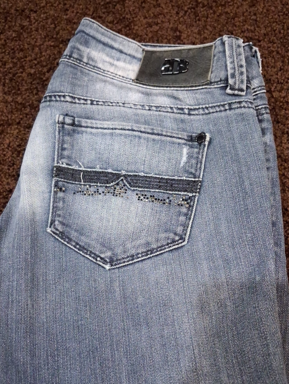 Awesome Grayish/Blue BUFFALO DAVID BITTON Stretch Skinny Jeans Sz 27L30